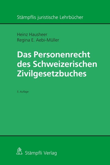 Das Personenrecht des Schweizerischen Zivilgesetzbuches main product photo