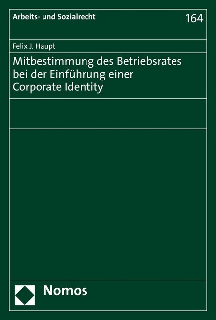 Mitbestimmung des Betriebsrates bei der Einführung einer Corporate Identity main product photo