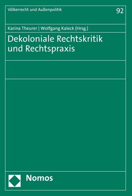 Dekoloniale Rechtskritik und Rechtspraxis main product photo