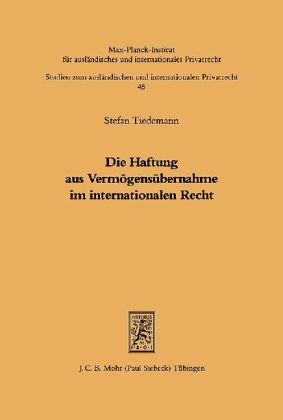 Die Haftung aus Vermögensübernahme im internationalen Recht