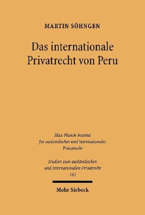 Das internationale Privatrecht von Peru