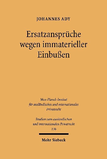 Ersatzansprüche wegen immaterieller Einbußen main product photo