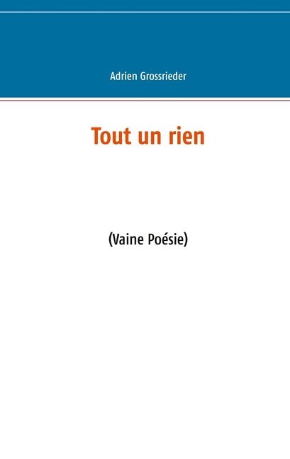Tout un rien main product photo