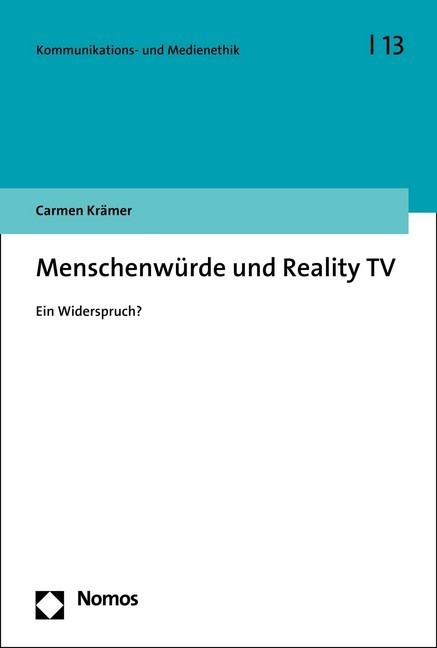 Menschenwürde und Reality TV main product photo