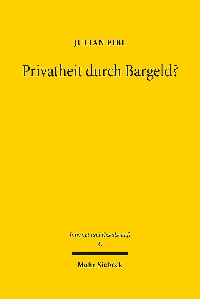 Privatheit durch Bargeld? main product photo