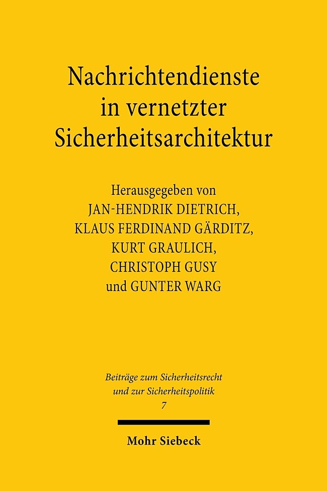 Nachrichtendienste in vernetzter Sicherheitsarchitektur main product photo