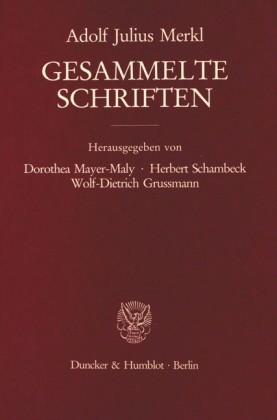 Gesammelte Schriften.