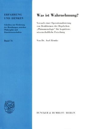 Was ist Wahrnehmung?