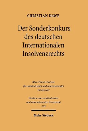 Der Sonderkonkurs des deutschen Internationalen Insolvenzrechts