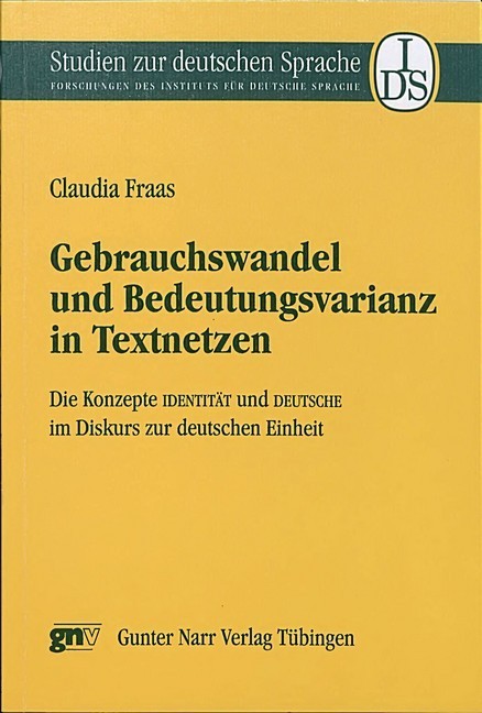 Gebrauchswandel und Bedeutungsvarianz in Textnetzen main product photo