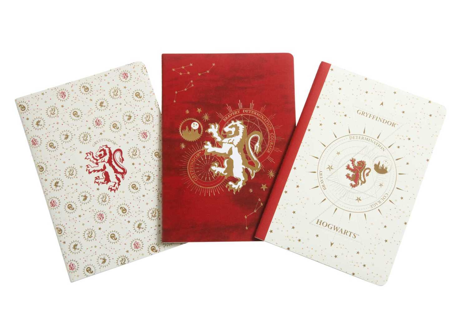 Harry Potter: Gryffindor Constellation Sewn Notebook Collection (Set of 3) main product photo