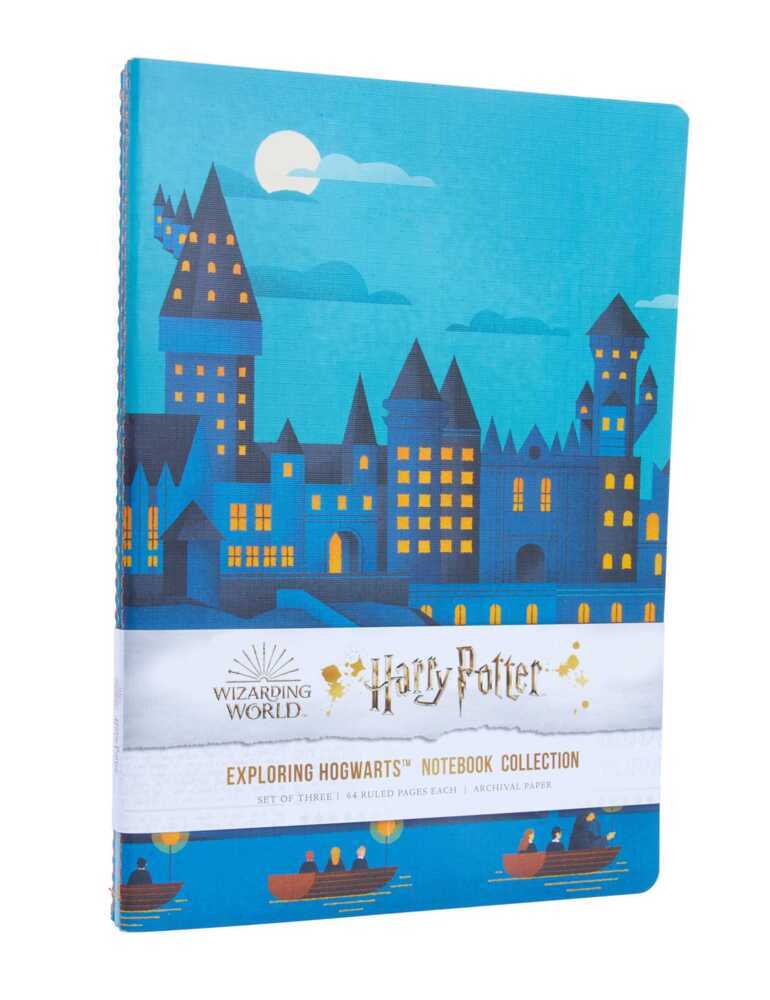 Harry Potter: Exploring Hogwarts Sewn Notebook Collection (Set of 3) main product photo