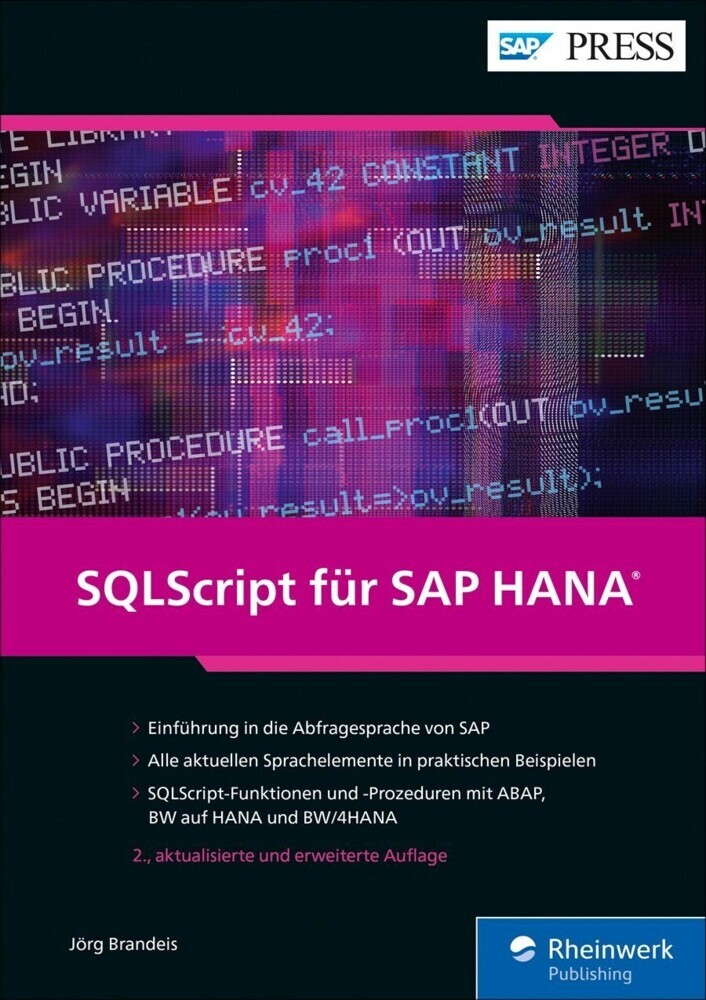 SQLScript für SAP HANA main product photo
