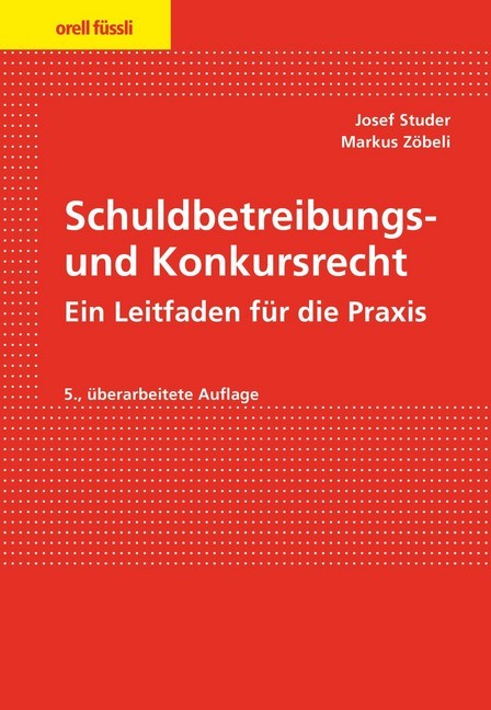 Schuldbetreibungs- und Konkursrecht main product photo