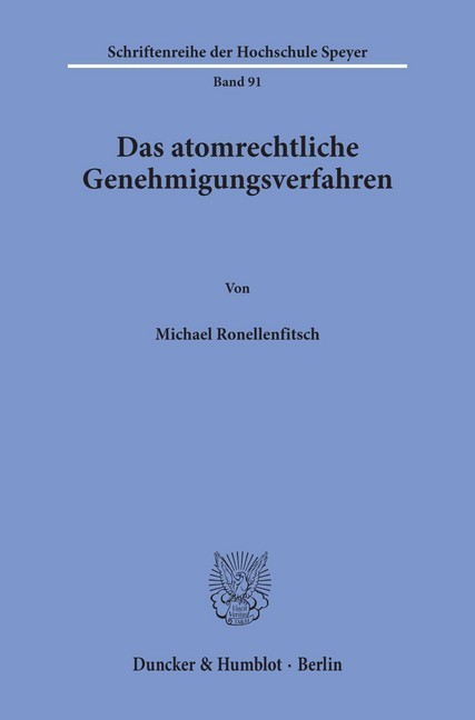 Das atomrechtliche Genehmigungsverfahren. main product photo