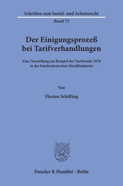 Der Einigungsprozeß bei Tarifverhandlungen. main product photo