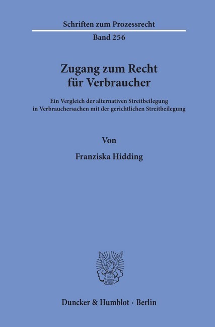 Zugang zum Recht für Verbraucher. main product photo