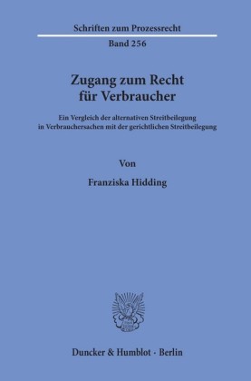 Zugang zum Recht für Verbraucher.