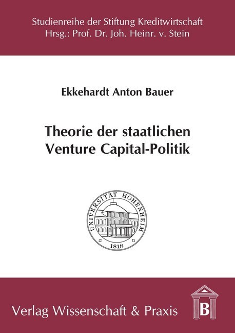 Theorie der staatlichen Venture Capital-Politik. main product photo