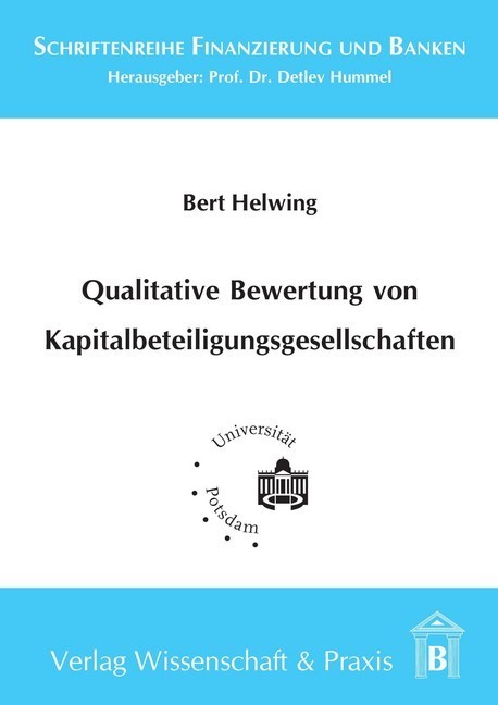 Qualitative Bewertung von Kapitalbeteiligungsgesellschaften. main product photo