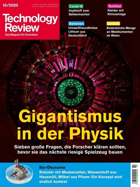 Technology Review 10/20 main product photo