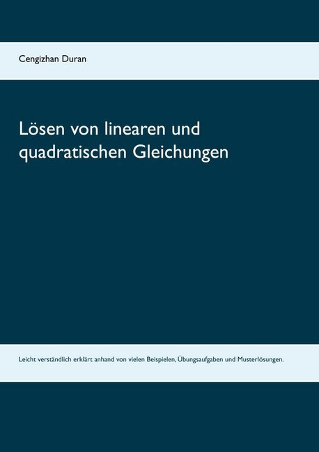 Lösen von linearen und quadratischen Gleichungen main product photo