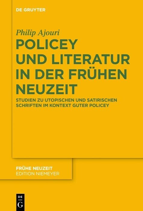 Policey und Literatur in der Frühen Neuzeit main product photo