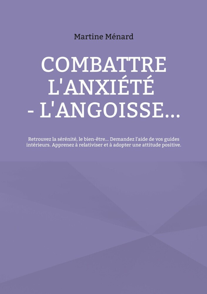 Combattre l'anxiété - l'angoisse... main product photo