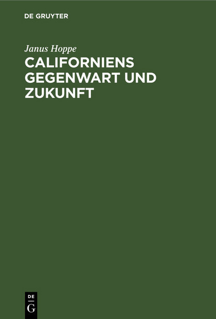 Californiens Gegenwart und Zukunft main product photo