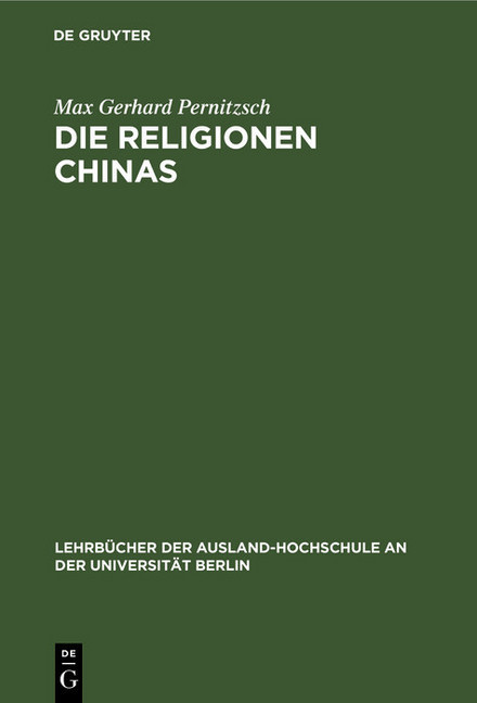 Die Religionen Chinas main product photo