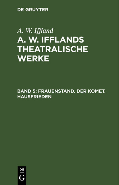 Frauenstand. Der Komet. Hausfrieden main product photo
