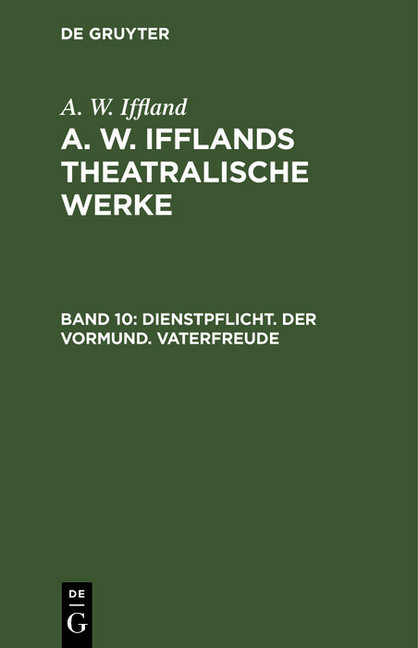 Dienstpflicht. Der Vormund. Vaterfreude main product photo