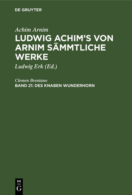 Des Knaben Wunderhorn main product photo