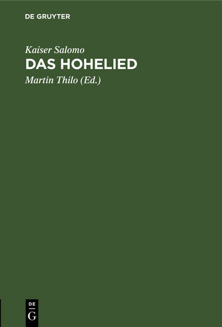 Das Hohelied main product photo