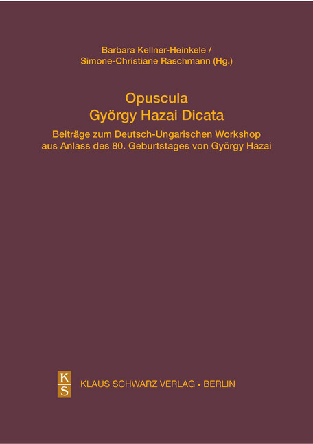 Opuscula György Hazai Dicata main product photo