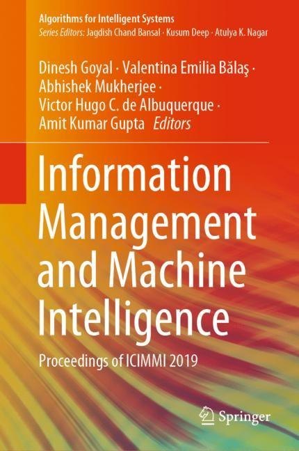Information Management and Machine Intelligence main product photo