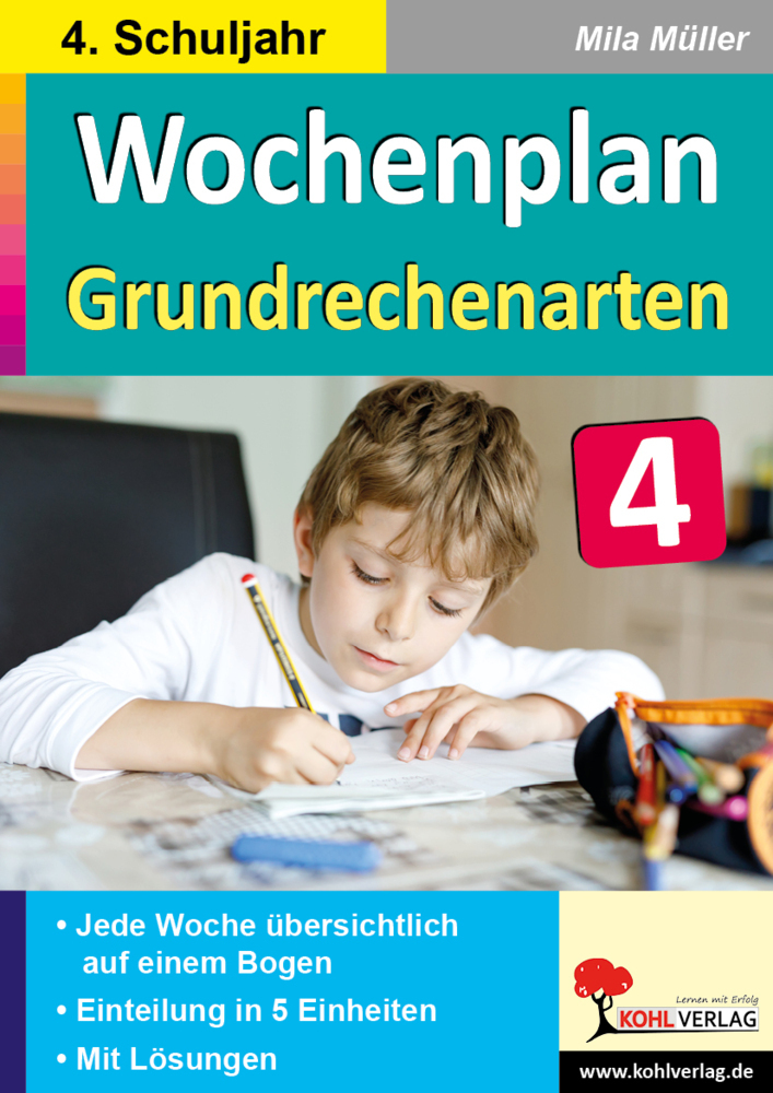 Wochenplan Grundrechenarten / Klasse 4 main product photo