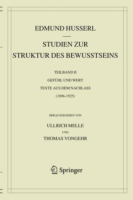 Studien zur Struktur des Bewusstseins main product photo