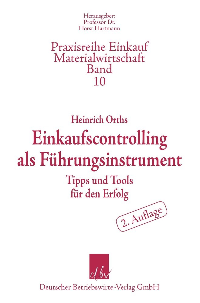 Einkaufscontrolling als Führungsinstrument. main product photo