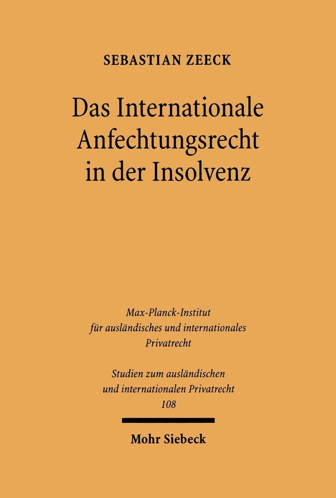 Das Internationale Anfechtungsrecht in der Insolvenz main product photo