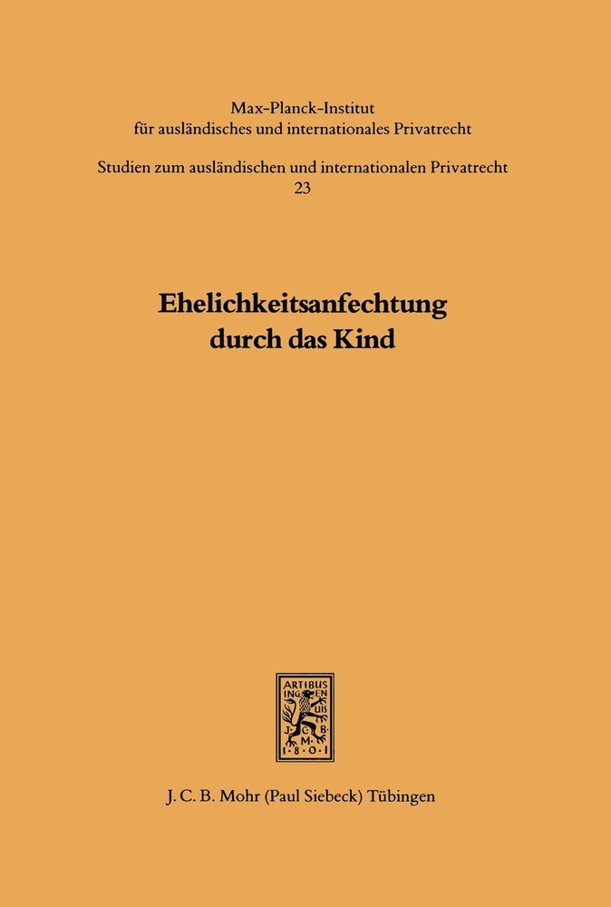Ehelichkeitsanfechtung durch das Kind main product photo