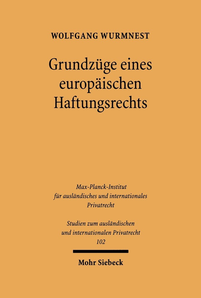 Grundzüge eines europäischen Haftungsrechts main product photo