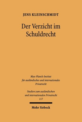 Der Verzicht im Schuldrecht