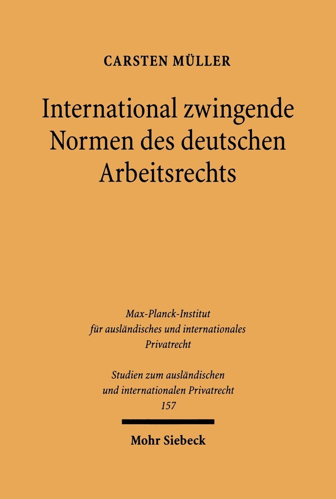 International zwingende Normen des deutschen Arbeitsrechts main product photo