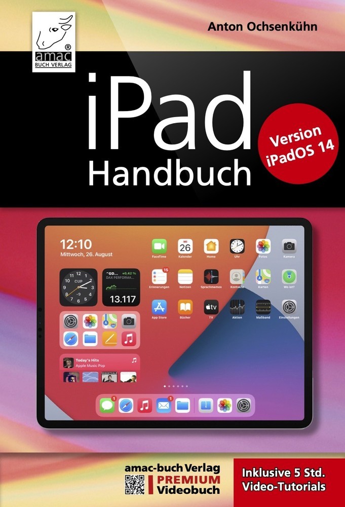 iPad Handbuch mit iPadOS 14 - PREMIUM Videobuch: Buch + 5 h Videotutorials main product photo