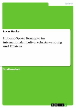 Hub-and-Spoke Konzepte im internationalen Luftverkehr. Anwendung und Effizienz