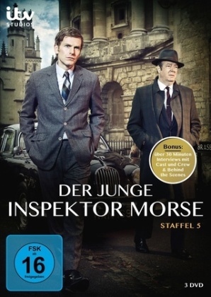 Der junge Inspektor Morse. Staffel.5, 3 DVD, 3 DVD-Video