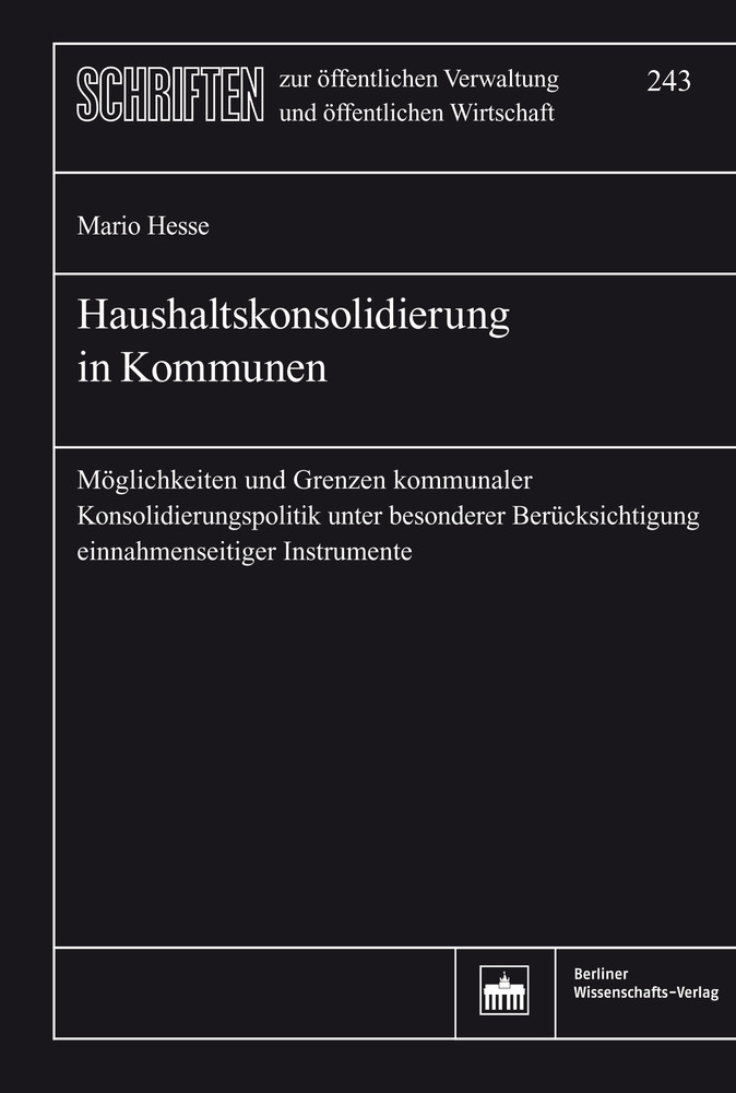 Haushaltskonsolidierung in Kommunen main product photo