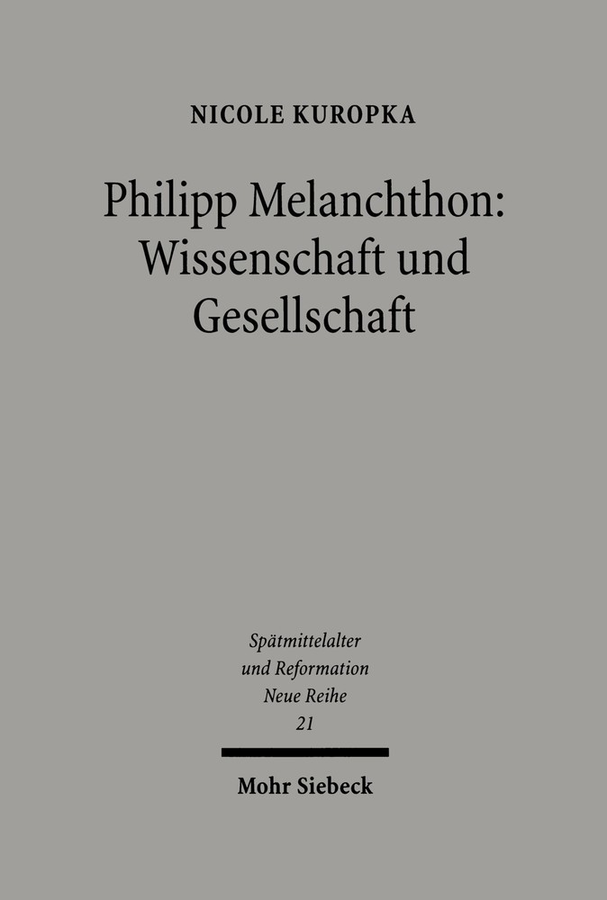 Philipp Melanchthon: Wissenschaft und Gesellschaft main product photo