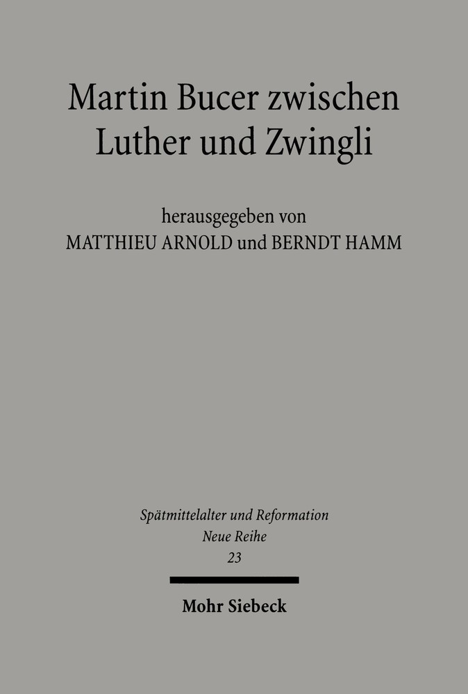 Martin Bucer zwischen Luther und Zwingli main product photo